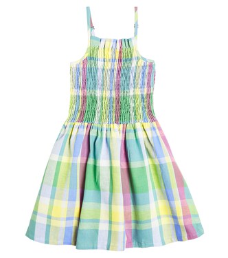 Malibu checked cotton and linen dress | The New Society