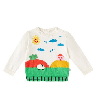Baby cotton and wool sweater | Stella McCartney Kids