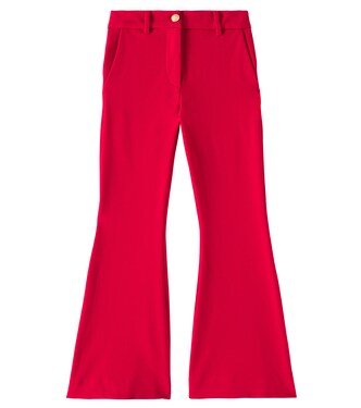High-rise flared pants | Balmain Kids