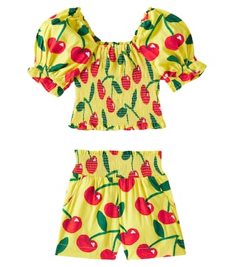 Printed cotton top and shorts | Fábula