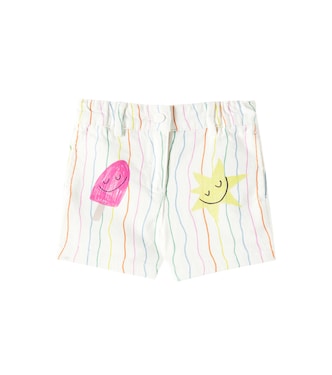 Baby striped cotton shorts | Stella McCartney Kids