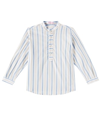 Jazmin striped cotton shirt | La Coqueta