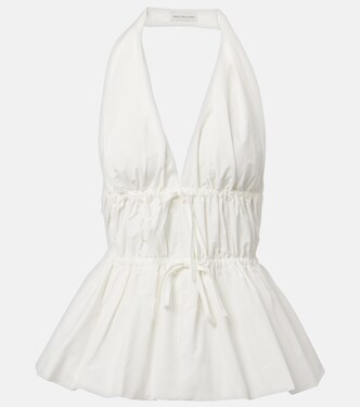 Gathered halterneck top | Dries Van Noten