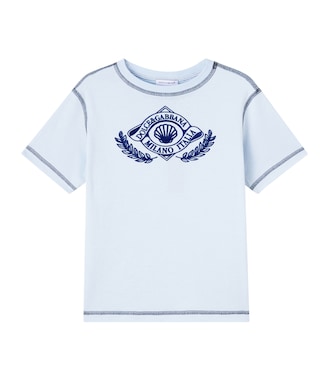 Printed cotton jersey T-shirt | Dolce&Gabbana Kids