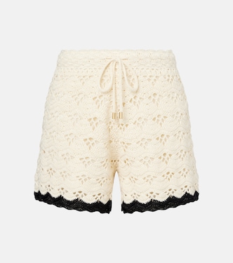 Rhiannon crochet cotton shorts | Zimmermann