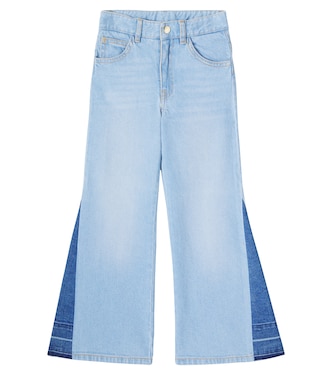Colorblocked flared jeans | Chloé Kids