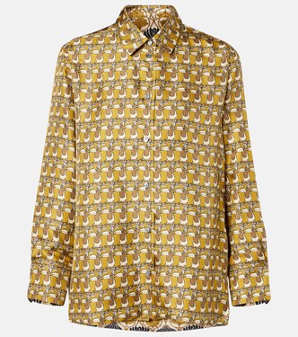 Printed reversible silk shirt | 'S Max Mara
