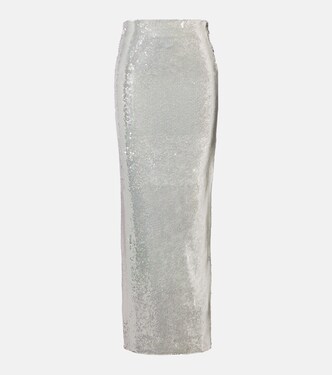 Sequined maxi skirt | Rotate