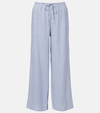 Striped cotton wide-leg pants | Montce