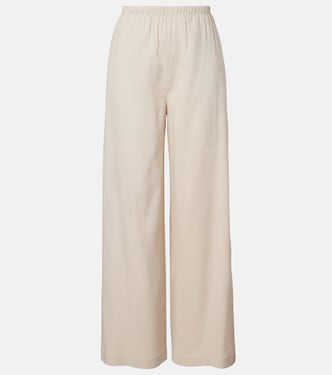 Destino linen-blend wide-leg silhouette | Max Mara