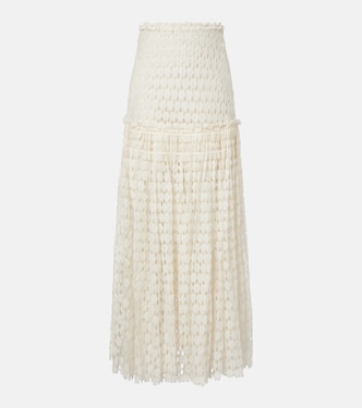 Aris cotton-blend lace maxi skirt | Ulla Johnson