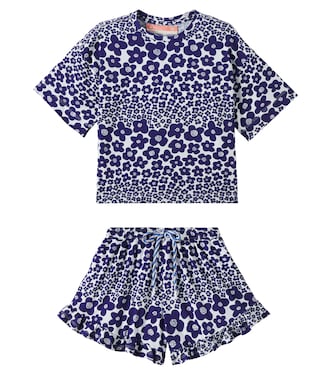 Flor Bela cotton T-shirt and shorts set | Fábula