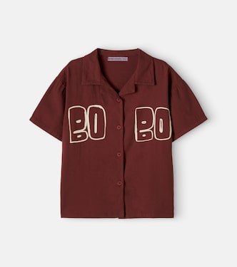 Logo cotton shirt | Bobo Choses