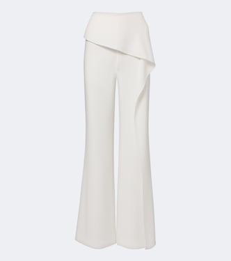 Draped flared pants  | Roland Mouret