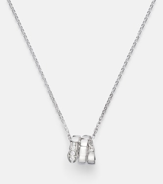 Halskette Serpenti Viper aus 18kt Weißgold mit Diamanten | Bvlgari