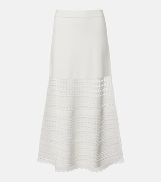 Westly open-knit midi skirt | Simkhai