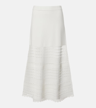 Westly open-knit midi skirt | Simkhai