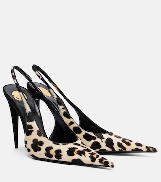 Salones destalonados Guermantes de pelo | Saint Laurent