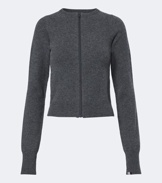 N°494 Tangerine cashmere-blend cardigan | Extreme Cashmere