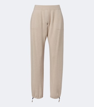 Wool, cashmere, and silk straight pants | Brunello Cucinelli