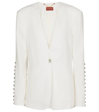 Fern linen-blend blazer | Altuzarra