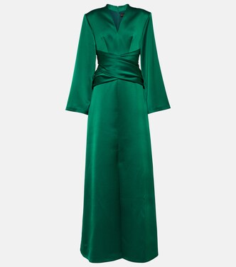 Robe aus Satin | Rasario
