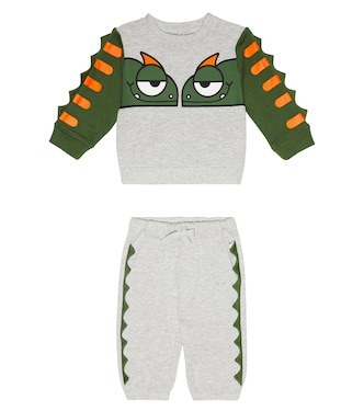 Baby printed cotton fleece tracksuit | Stella McCartney Kids