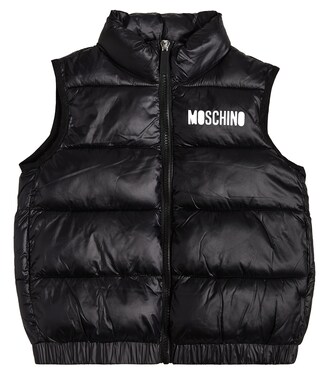 Veste matelassée sans manches imprimée | Moschino Kids