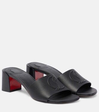 So CL 55 embossed leather mules | Christian Louboutin