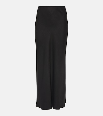 Twill maxi skirt | Brunello Cucinelli