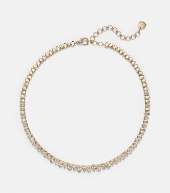 Tennis 18kt gold necklace with diamonds | Shay Jewelry