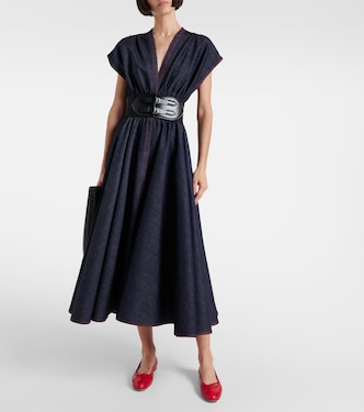 Veralli Verona leather ballet flats in red - Manolo Blahnik