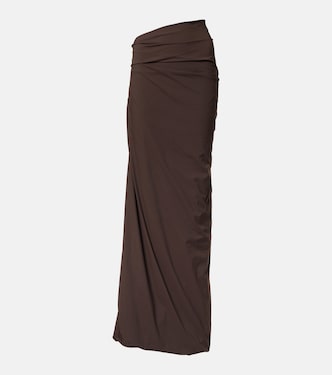 Ruched maxi skirt | Entire Studios