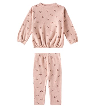 Spongey printed sweater and leggings set | Rylee + Cru