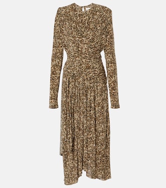 Zeidi draped leopard-print maxi dress | Isabel Marant
