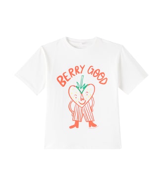 Printed cotton jersey T-shirt | Stella McCartney Kids