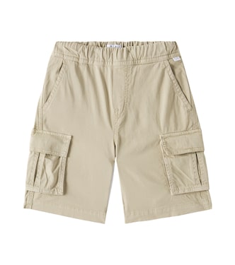 Cotton gabardine cargo shorts | Il Gufo