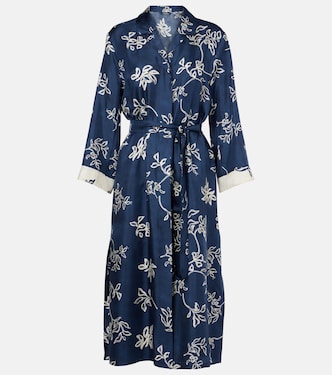 Bedrucktes Wickelkleid Timeo aus Twill | 'S Max Mara