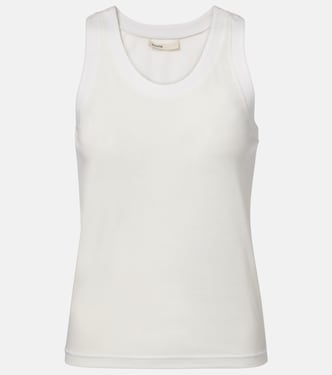 Cotton-blend jersey tank top | Khaite