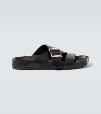 Paula's Ibiza Ease Buckle leather sandals | Loewe