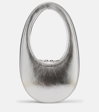 Sac Swipe Mini en cuir métallisé | Coperni