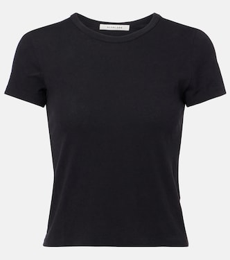 Cropped cotton jersey T-shirt | Slvrlake