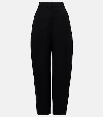 Cocoon wool grain de poudre barrel-leg pants | Givenchy