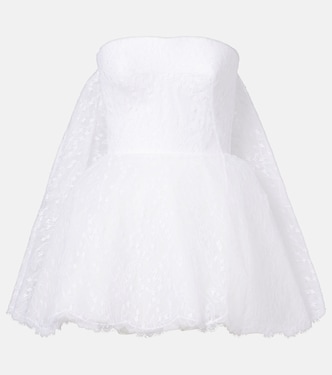 Caped lace bustier dress | Givenchy