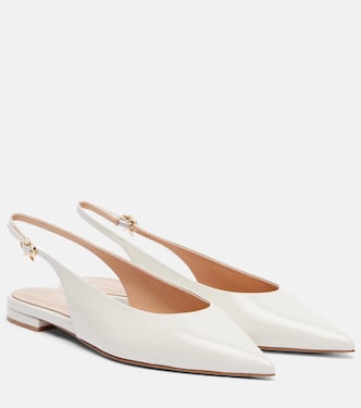Robbie patent leather slingback flats | Gianvito Rossi