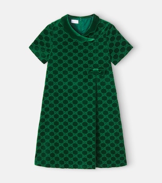 GG cotton velvet dress | Gucci Kids