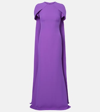 Ginko caped gown | Safiyaa