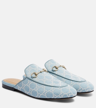 Mules Princetown adornados con GG | Gucci