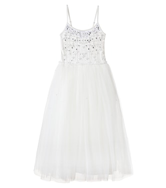 Whispers Of The Deep embellished tulle dress | Tutu Du Monde
