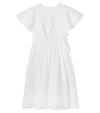 Emilie embroidered ramie dress | C'era Una Volta